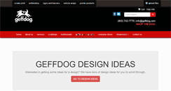 Desktop Screenshot of geffdog.com